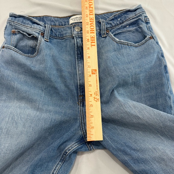 Abercrombie & Fitch The 90s Slim Straight Ultra High Rise Jeans 31 12R - Picture 5 of 7